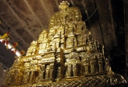 srirangam thayar sannathi gold mandapa vimanam